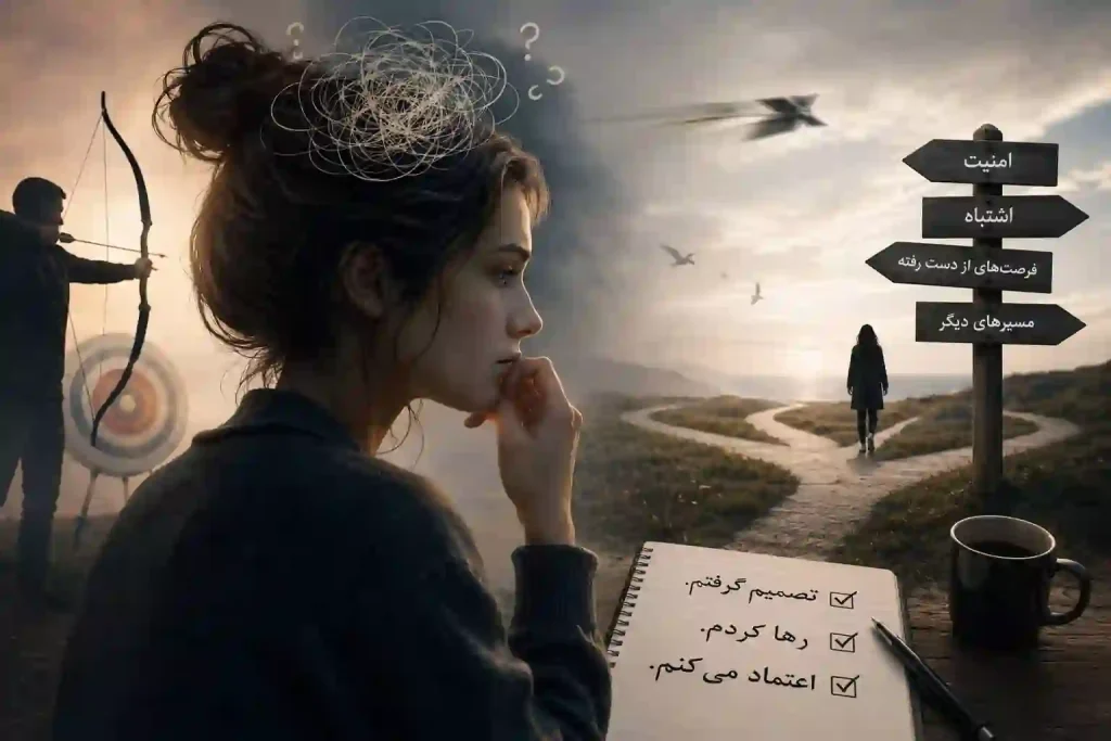 چرا بعد از هر تصمیم به خودت شک میکنی؟